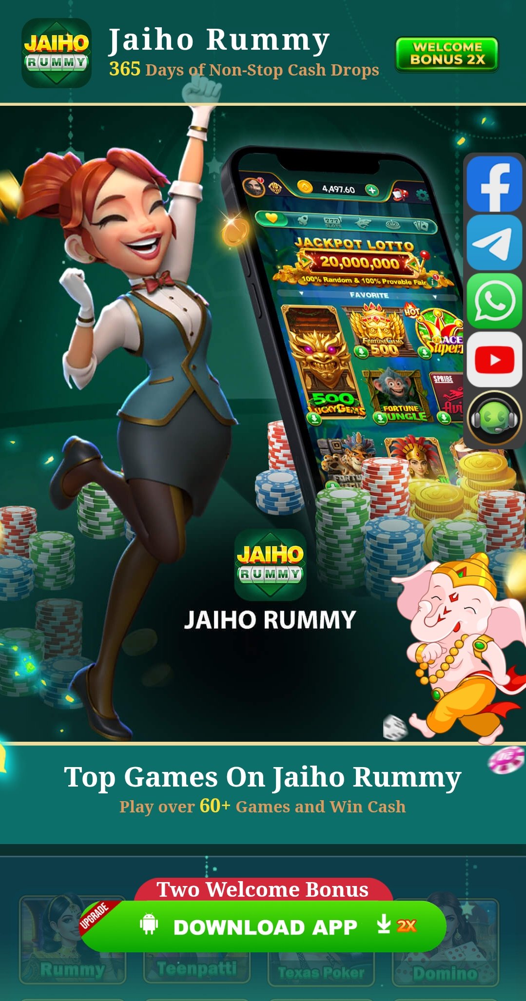 Jaiho Rummy
Jaiho Rummy APK 
Jaiho Rummy App